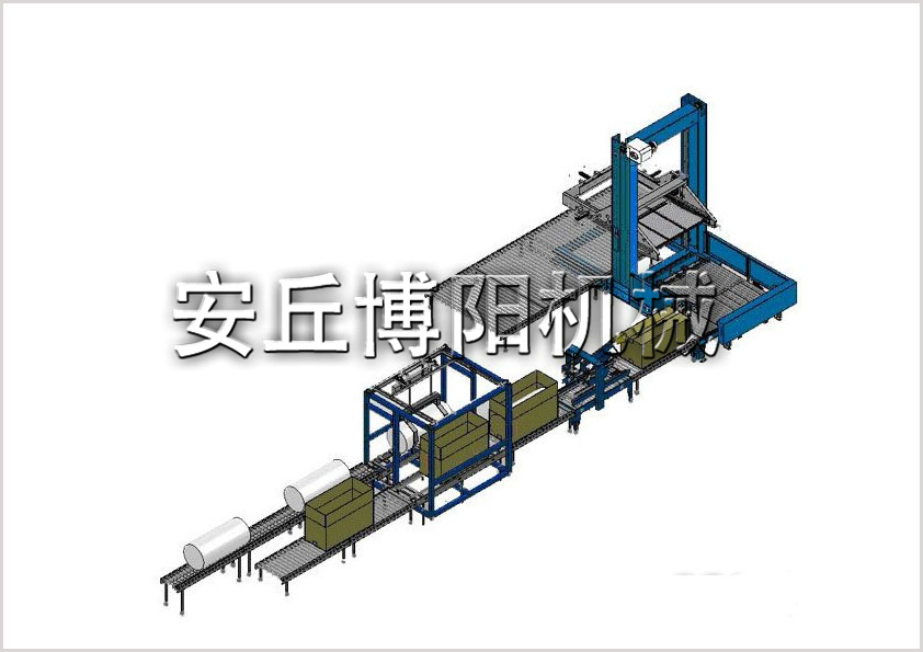 桶装物料包装码垛生产线